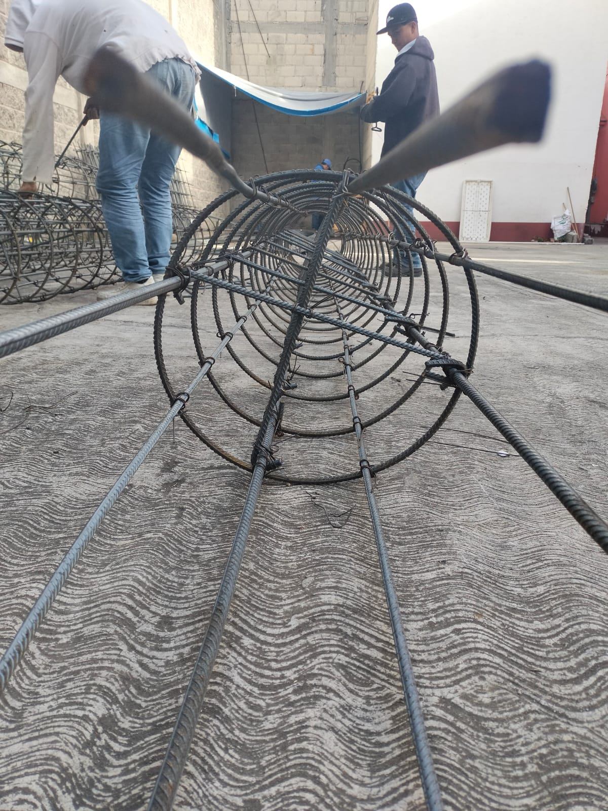 Armado de acero de refuerzo
